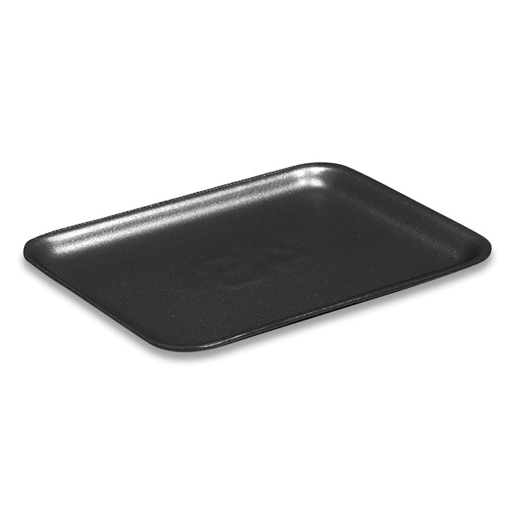 Pactiv Evergreen Supermarket Tray,  #4S, 9.25 x 7.25 x 0.69, Black, Foam, 500/Carton (PCT51P904S)