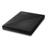 WD MY PASSPORT External Hard Drive, 2 TB, USB 3.2, Black (WDCBYVG0020BBK) Each