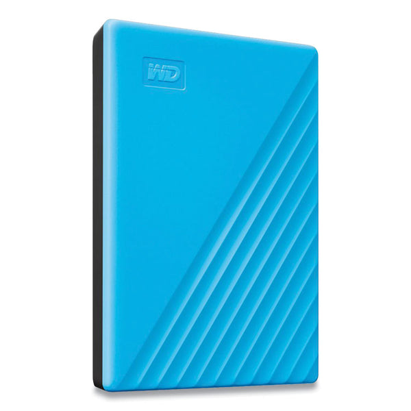 WD MY PASSPORT External Hard Drive, 2 TB, USB 3.2, Sky Blue (WDCBYVG0020BBL) Each