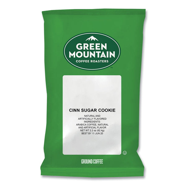 Green Mountain Coffee® Cinnamon Sugar Cookie Coffee Fraction Packs, 2.2 oz, 50/Carton (GMT6335) Case of 50