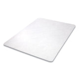 deflecto® Antimicrobial Chair Mat, Medium Pile Carpet, 60 x 46, Rectangular, Clear (DEFCM14442FAM) Each