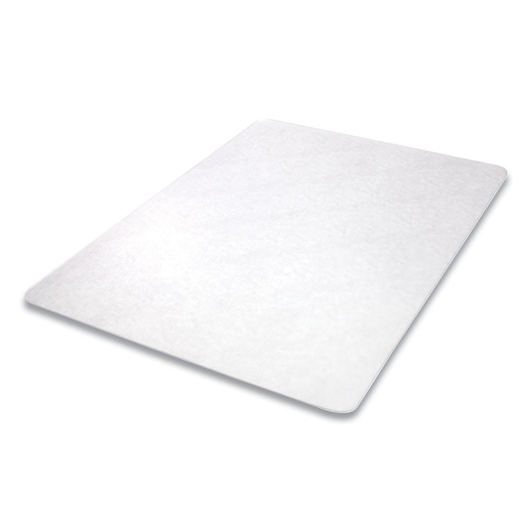 deflecto® Antimicrobial Chair Mat, Medium Pile Carpet, 60 x 46, Rectangular, Clear (DEFCM14442FAM) Each