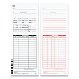 Lathem® Time Time Clock Cards for Lathem Time 7000E/7500E, Two Sides, 3.38 x 8.78, 100/Pack (LTHE79100) 1 Pack