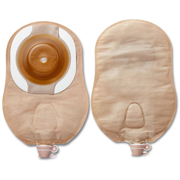 Premier™ Urostomy Pouch One-Piece System 9 Inch Length Flat, Pre-Cut 1 Inch Stoma Drainable (1060179_BX) 10/BX