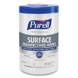PURELL® Professional Surface Disinfecting Wipes, 1-Ply, 7 x 8, Fresh Citrus, White, 110/Canister, 6 Canisters/Carton (GOJ934206CT) Case of 6