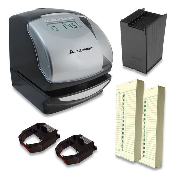 Acroprint® ES900 Time Clock Bundle, Digital Display, Black (ACPTRB950) Each