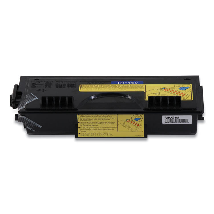 Brother TN460 High-Yield Toner, 6,000 Page-Yield, Black (BRTTN460) Each