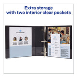 Avery® Durable Non-View Binder with DuraHinge and Slant Rings, 3 Rings, 2" Capacity, 11 x 8.5, Green (AVE27553) Each