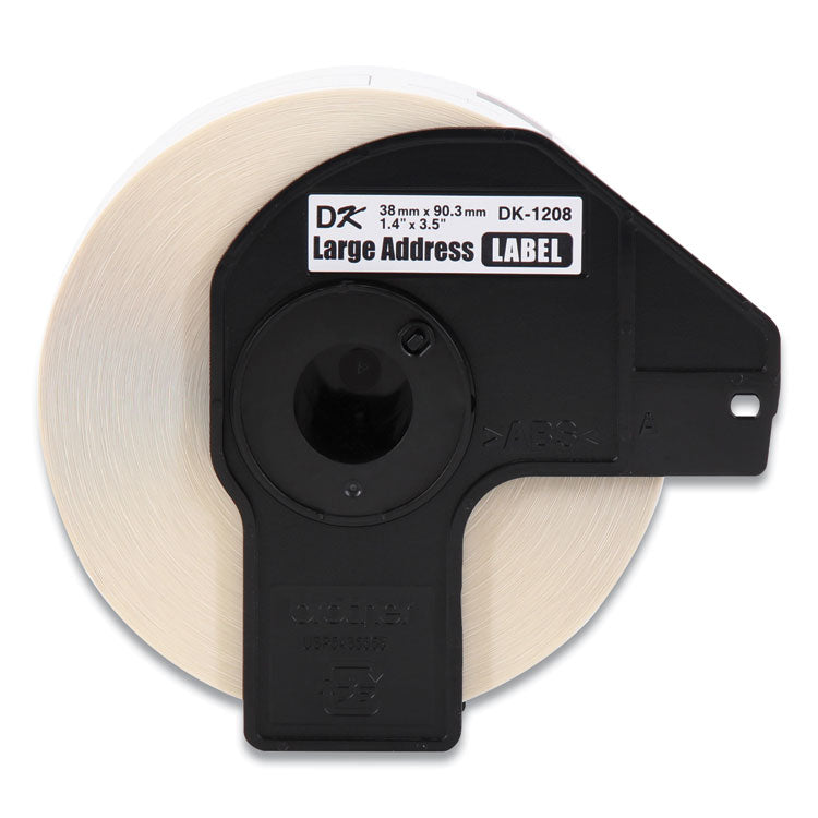 Brother Die-Cut Address Labels, 1.4 x 3.5, White, 400 Labels/Roll, 3 Rolls/Pack (BRTDK12083PK) Pack of 3