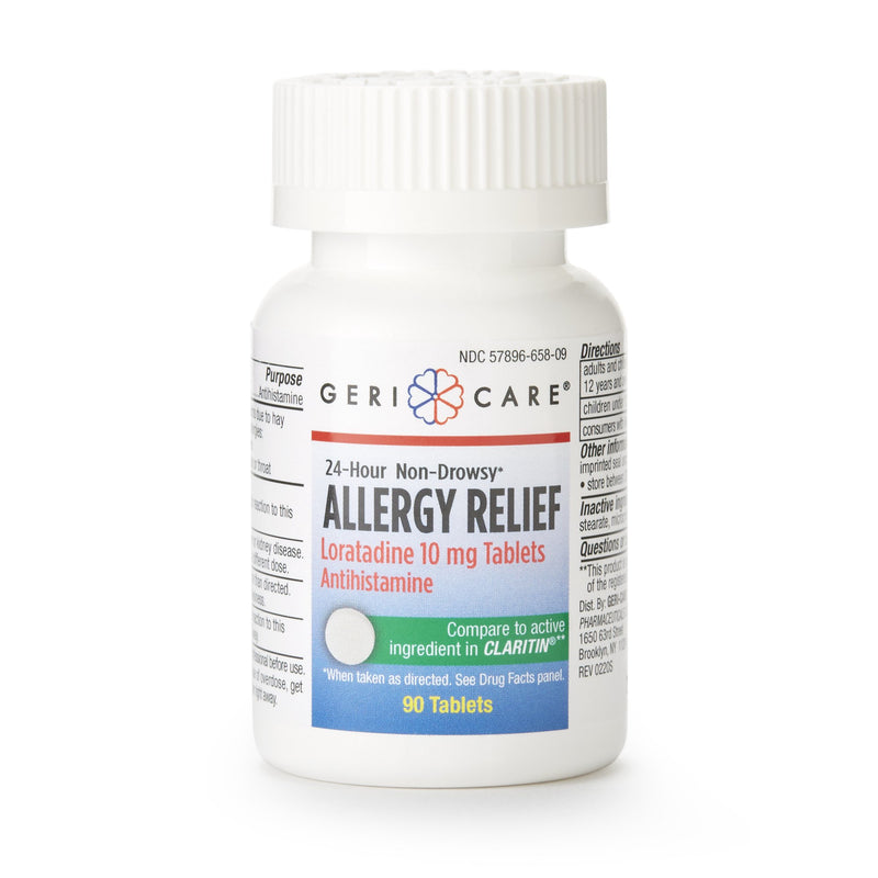 Geri-Care® Allergy Relief 10 mg Strength Tablet 90 per Bottle (689195_BT) 1/BT