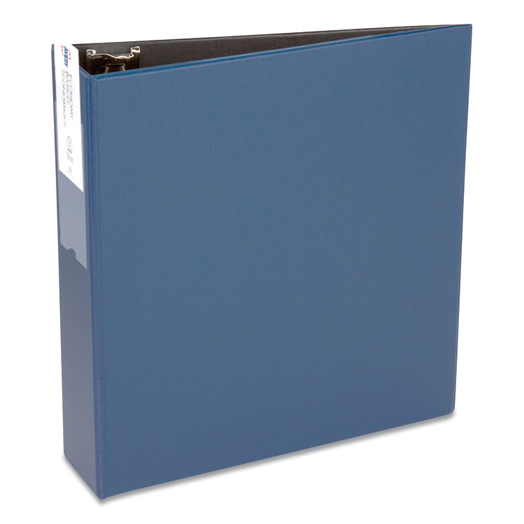 Avery® Economy Non-View Binder with Round Rings, 3 Rings, 3" Capacity, 11 x 8.5, Blue, (4600) (AVE04600)