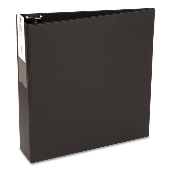 Avery® Economy Non-View Binder with Round Rings, 3 Rings, 3" Capacity, 11 x 8.5, Black, (4601) (AVE04601)