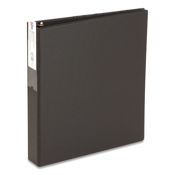 Avery® Economy Non-View Binder with Round Rings, 3 Rings, 2" Capacity, 11 x 8.5, Black, (4501) (AVE04501)