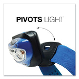 Energizer® LED Headlight, 3 AAA Batteries (Included), Blue (EVEHDA32E)
