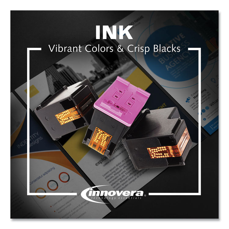 Innovera® Remanufactured Cyan/Magenta/Yellow High-Yield Ink, Replacement for 902XL (T6M02AN), 825 Page-Yield (IVR902XLCMY) Each