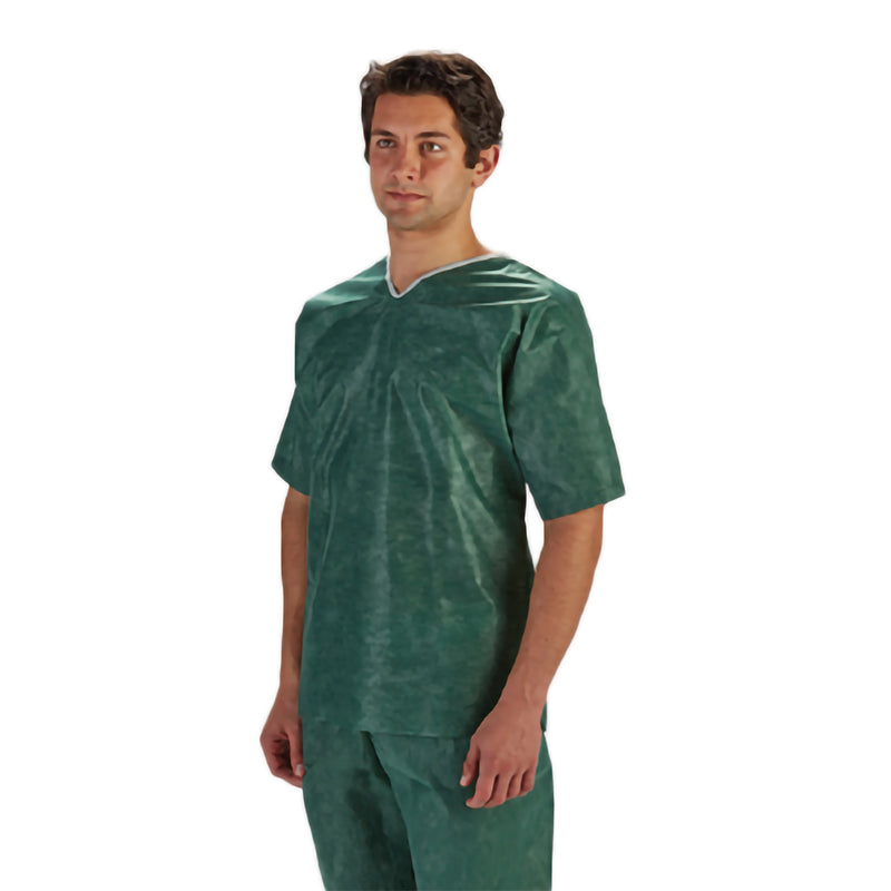 Barrier® Scrub Shirt 2X-Large Green 3 Pockets Short Sleeve Unisex (683526_CS) 48/CS