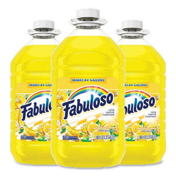 Fabuloso® Multi-use Cleaner, Lemon Scent, 169 oz Bottle, 3/Carton (CPC96987)