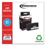 Innovera® Remanufactured Cyan High-Yield Ink, Replacement for 952XL (L0S61AN), 1,600 Page-Yield (IVRL0S61AN) Each