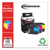 Innovera® Compatible Cyan/Magenta/Yellow High-Yield Ink, Replacement for LC1033PKS, 600 Page-Yield (IVRLC1033PKS) Each