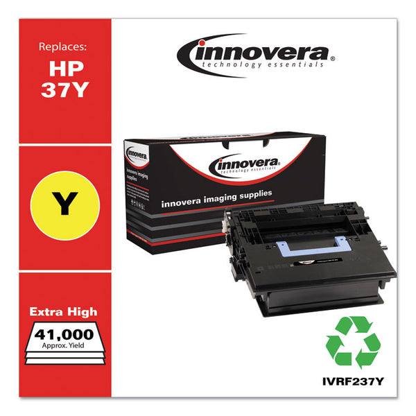 Innovera® Remanufactured Black Extra High-Yield Toner, Replacement for 37Y (CF237Y), 41,000 Page-Yield (IVRF237Y) Each