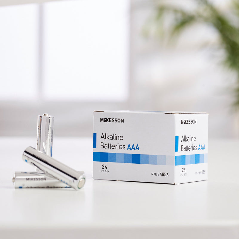 McKesson Alkaline Battery AAA Cell 1.5V Disposable 24 Pack (854614_EA) 1/EA