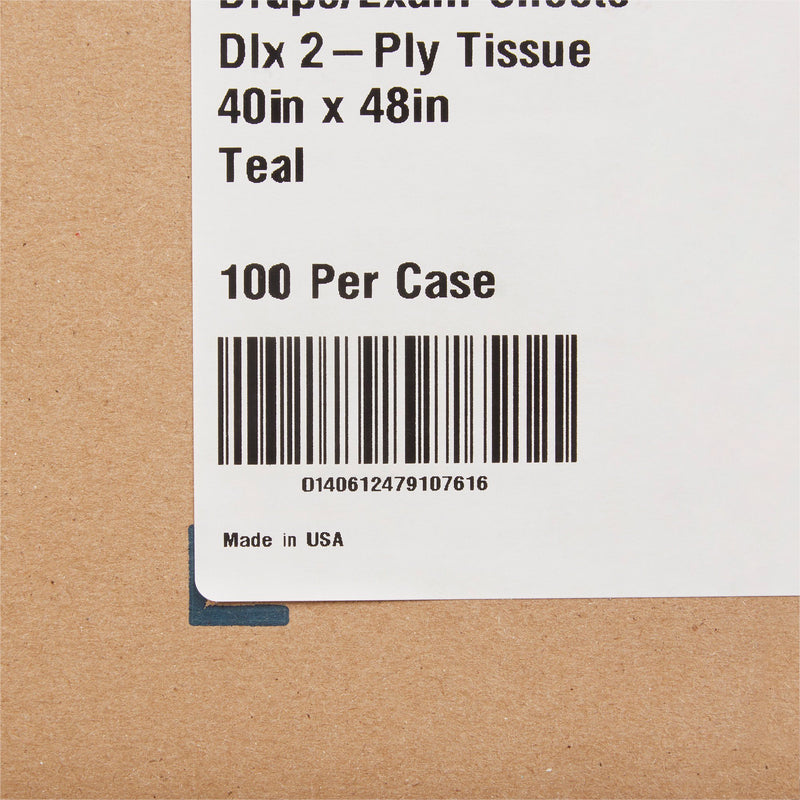 McKesson General Purpose Drape Physical Exam Drape 40 W X 48 L Inch NonSterile (224224_CS) 100/CS