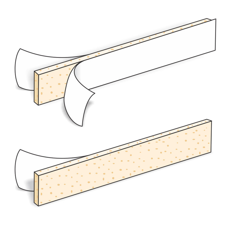 Urofoam® Adhesive Foam Strips 1 Sided, NonSterile, 0.09 X 1 X 5.75 Inch (668137_BX) 50/BX
