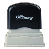 Offistamp® Pre-Inked Message Stamp, FILE, 1.63" x 0.38", Red Ink (MKG034513) Each