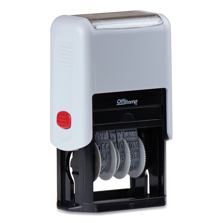 Offistamp® Self-Inking Date Stamp, 5 Years, 1" x 0.38", Black Ink (MKG034506) Each