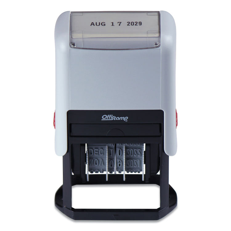 Offistamp® Self-Inking Date Stamp, 5 Years, 1" x 0.38", Black Ink (MKG034506) Each