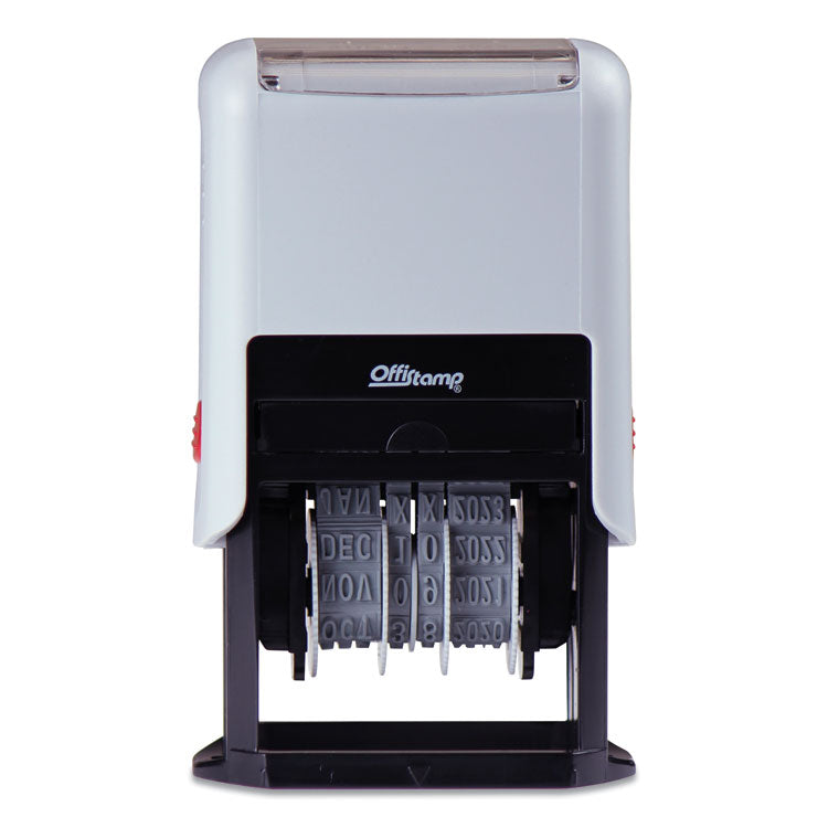 Offistamp® Self-Inking Date Stamp, 5 Years, 1" x 0.38", Black Ink (MKG034506) Each