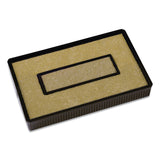 Offistamp® Un-Inked Replacement Pad for Self-Inking Stamps, Two-Color, Compatible with All Ink Colors, 1.88" x 1.13", 3/Pack (MKG034515) Pack of 3