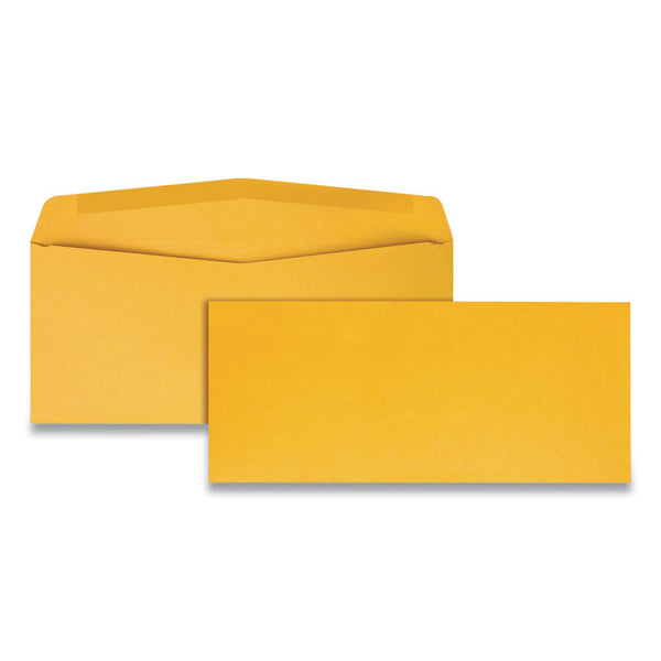 Quality Park™ Kraft Envelope, #10, Commercial Flap, Gummed Closure, 4.13 x 9.5, Brown Kraft, 500/Box (QUA11162) Box of 500