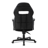 Alera® Racing Style Ergonomic Gaming Chair, Supports 275 lb, 15.91" to 19.8" Seat Height, Black/Gray Trim Seat/Back, Black/Gray Base (ALEGM4146)