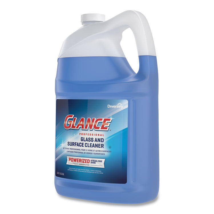 Diversey™ Glance Powerized Glass and Surface Cleaner, Liquid, 1 gal, 2/Carton (DVOCBD540311) Case of 2