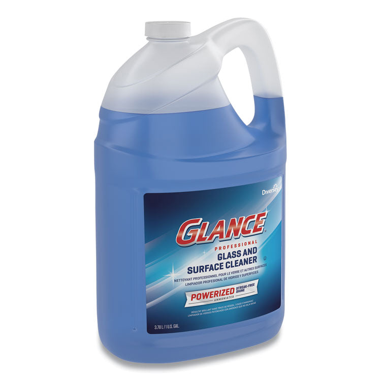 Diversey™ Glance Powerized Glass and Surface Cleaner, Liquid, 1 gal, 2/Carton (DVOCBD540311) Case of 2