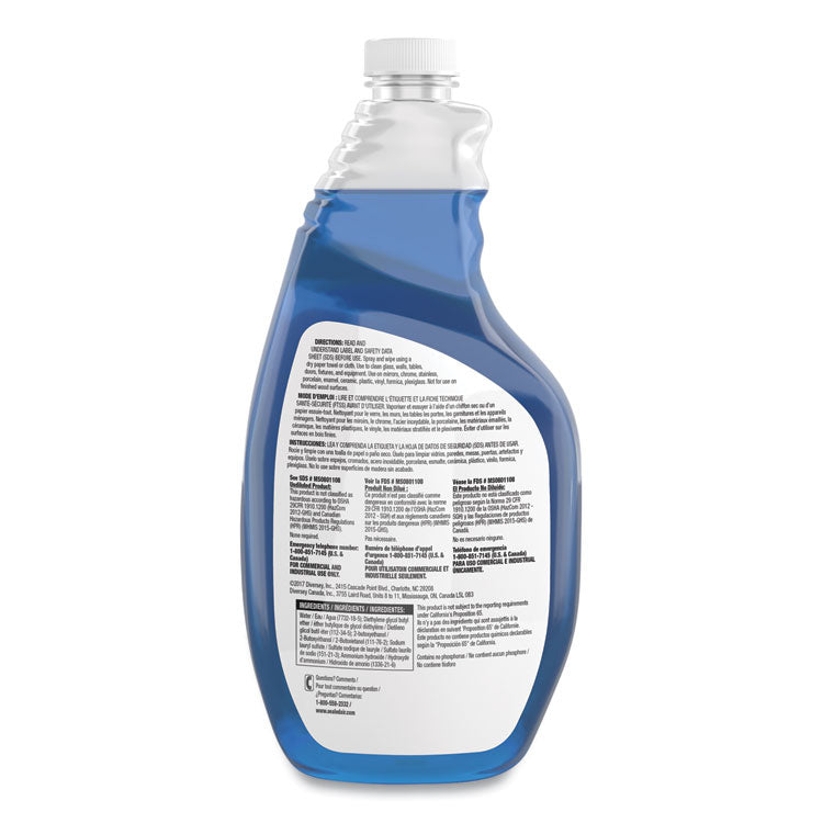 Diversey™ Glance Powerized Glass and Surface Cleaner, Liquid, 32 oz, 4/Carton (DVOCBD540298)