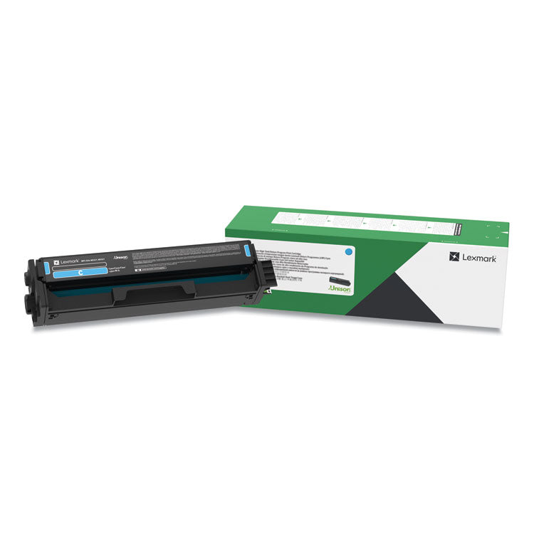 Lexmark™ C341XC0 Return Program Extra High-Yield Toner, 4,500 Page-Yield, Cyan (LEXC341XC0)