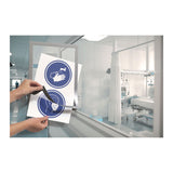 Durable® DURAFRAME Sign Holder, 8.5 x 11, Silver Frame, 2/Pack (DBL476823) Pack of 2