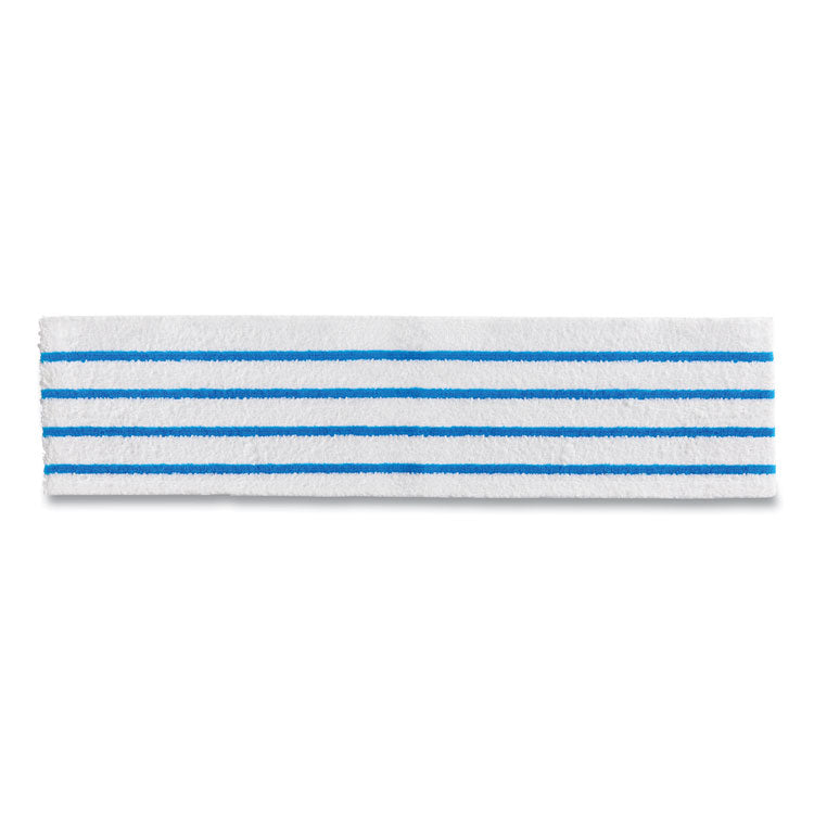 Rubbermaid® Commercial HYGEN™ Disposable Microfiber Pad, 4.75 x 19, White/Blue Stripes, 50/Pack, 3 Packs/Carton (RCP2134282)