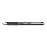 Sharpie® S-Gel™ S-Gel Premium Metal Barrel Gel Pen, Retractable, Medium 0.7 mm, Black Ink, Gun Metal Gray Barrel, Dozen (SAN2147528) 1 Dozen