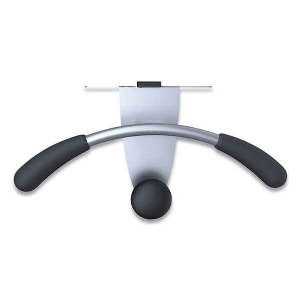 Alba™ Hanger Shaped Partition Coat Hook, Metal/Foam/ABS, Silver/Black (ABAPMMOUSPART) Each