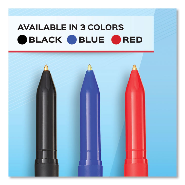 Paper Mate® Write Bros. Ballpoint Pen Value Pack, Stick, Medium 1 mm, Black Ink, Black Barrel, 120/Pack (PAP2096479)
