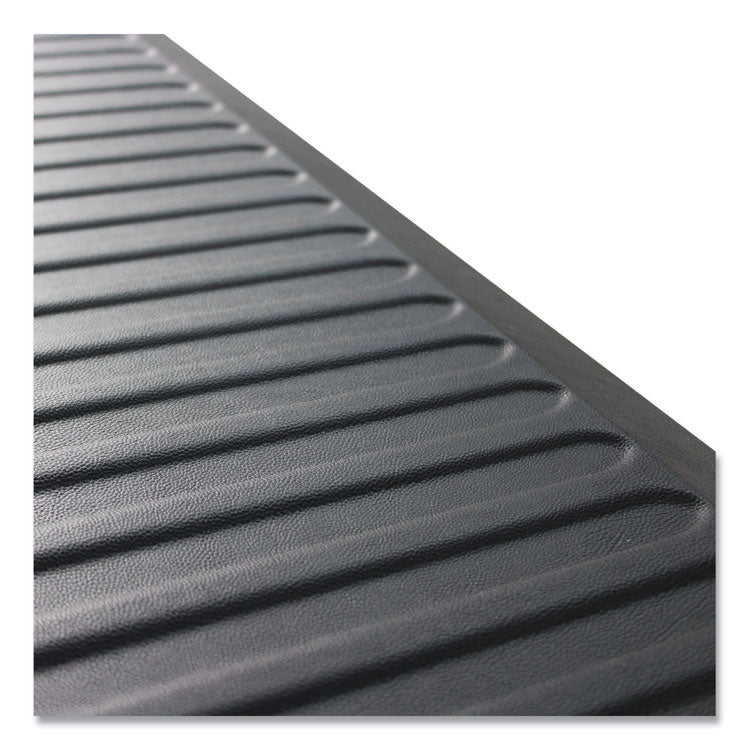 Floortex® AFS-TEX 6000X Anti-Fatigue Mat, Rectangular, 23 x 67, Midnight Black (FLRFCA2367XVBK) Each