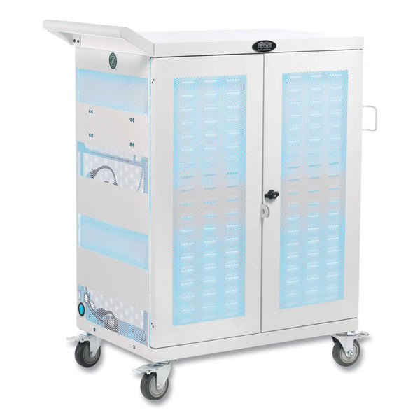 Tripp Lite UV Sterilization and Charging Cart, 32 Devices, 34.8 x 21.6 x 42.3, White (TRPCSC32ACWHG)