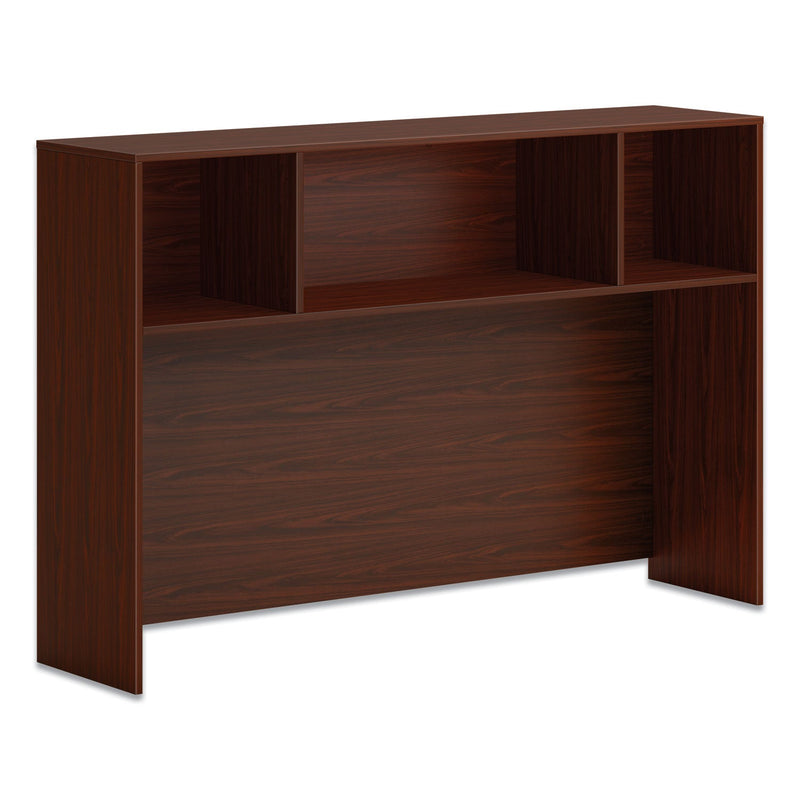 HON® Mod Desk Hutch, 3 Compartments, 60w x 14d x 39.75h, Traditional Mahogany (HONLDH60LT1)