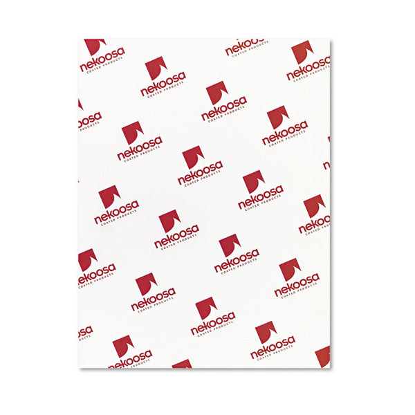 Nekoosa Fast Pack Digital Carbonless Paper, 1-Part, 8.5 x 11, White, 500 Sheets/Ream, 5 Reams/Carton (NEK17393)