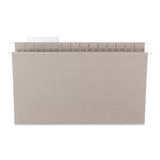 Smead™ TUFF Hanging Folders with Easy Slide Tab, Legal Size, 1/3-Cut Tabs, Steel Gray, 18/Box (SMD64093)