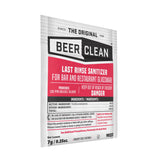 Diversey™ Beer Clean Last Rinse Glass Sanitizer, Powder, 0.25 oz Packet, 100/Carton (DVO90223)