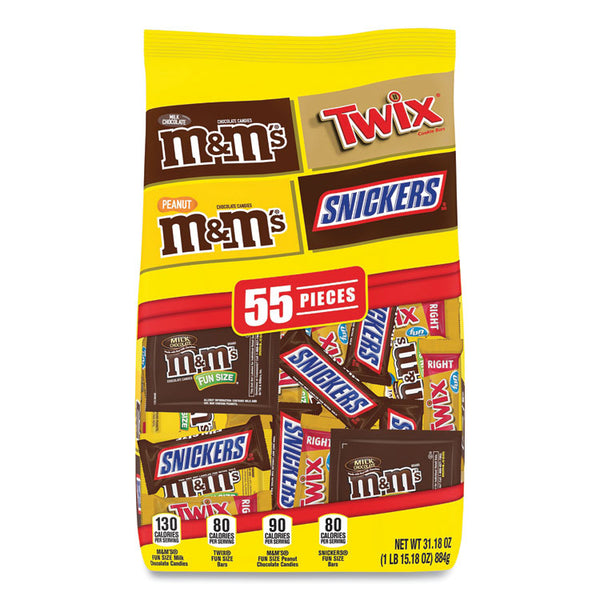 MARS Chocolate Favorites Fun Size Candy Bar Variety Mix, 31.18 oz Bag, 55 Pieces, Ships in 1-3 Business Days (GRR22500033)